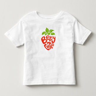 Rote Grüne Beere Süße Erdbeeren T-Shirt