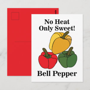 Rote Grüne Gelbe Paprika Glockenpaprika Lustig Postkarte