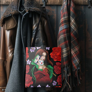 Rote grüne Masquerade Venezianisch