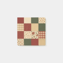 Rote grüne Patchwork-Quilt rustikale Farmhaus-Blum