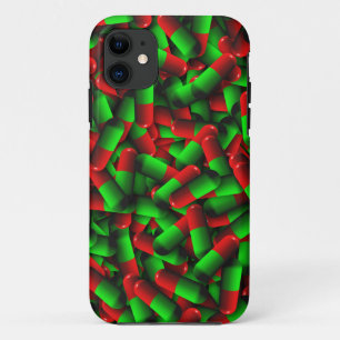 rote grüne Pillen Drogen Case-Mate iPhone Hülle