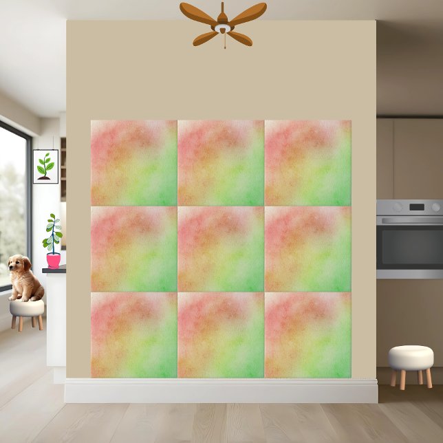 Rote, grüne und gelbe Farbmischung Fliese (Von Creator hochgeladen)