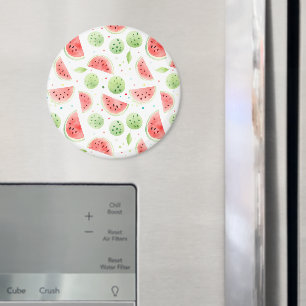 Rote Grüne Weiße Wassermelonen Geburtstag Magnet