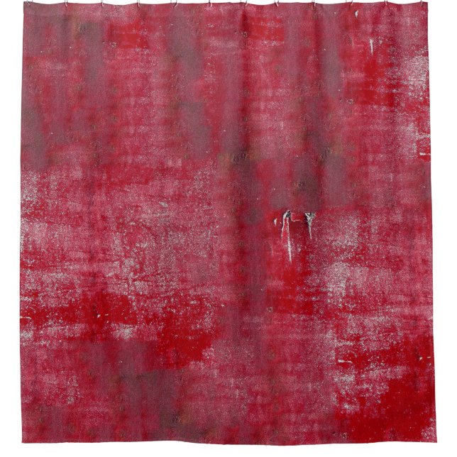 Rote Grunge Textur abstract,alt,art,background, Duschvorhang (Vorderseite)