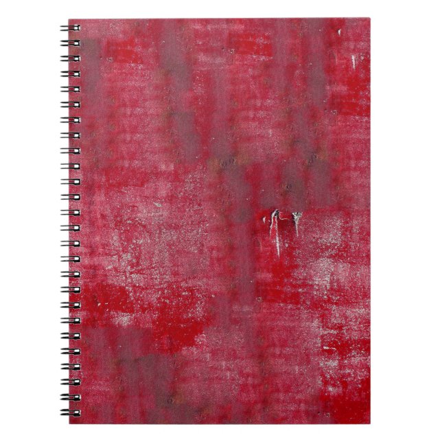 Rote Grunge Textur abstract,alt,art,background, Notizblock (Vorderseite)