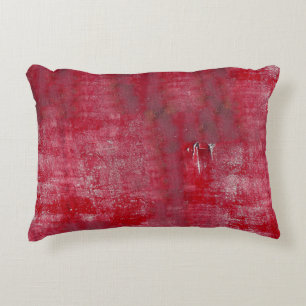 Rote Grunge-Texturabstract,alt,art,hintergrund, Dekokissen