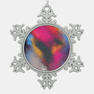 "Rote Gruppen-" Schneeflocke-Verzierung Schneeflocken Zinn-Ornament