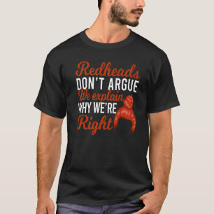 Rote Haare-Ingwer-Ingwer nicht bestreiten 1 T-Shirt