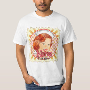 Rote Haare Krankenschwester T-Shirt
