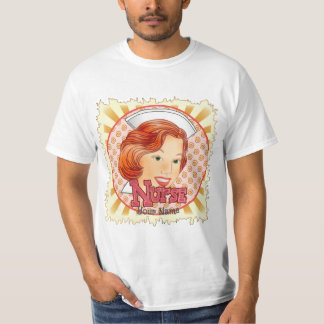 Rote Haare Krankenschwester T-Shirt