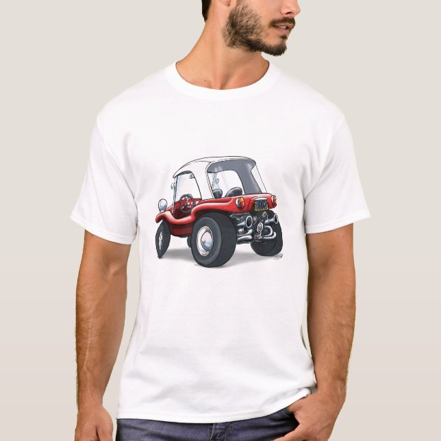 rote hardtop Buggy T-Shirt (Vorderseite)