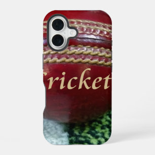 Rote Harte Ball Glory Cricket Designer Handyhülle  iPhone 16 Hülle