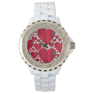 ROTE HERZEN FÜR DEN VALENTINSTAG ARMBANDUHR
