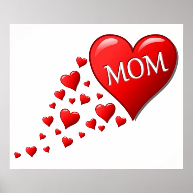 ROTE HERZEN FÜR DIE MAMA POSTER (Vorne)
