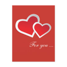 Rote Herzen für Sie ... Personalisiere