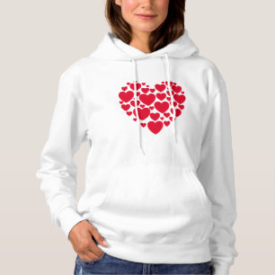 Rote Herzen, Hoodie