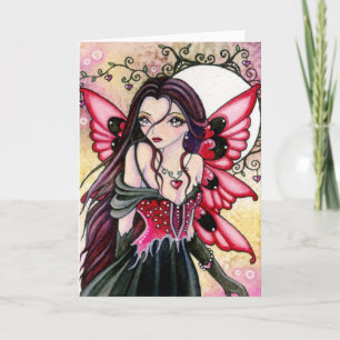 Rote Herzen - leere Karte