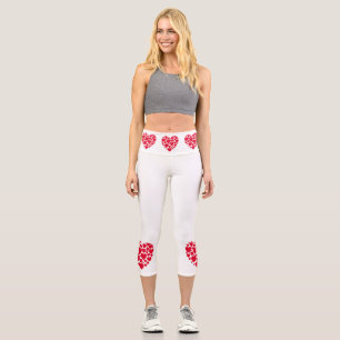 Rote Herzen, Leggings
