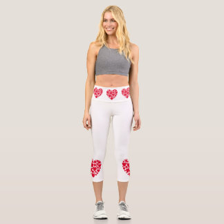 Rote Herzen, Leggings