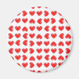 Rote Herzen Magnet