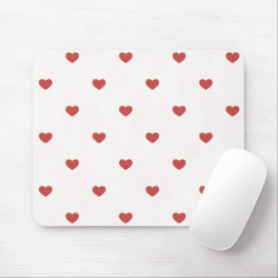 Rote Herzen Mousepad