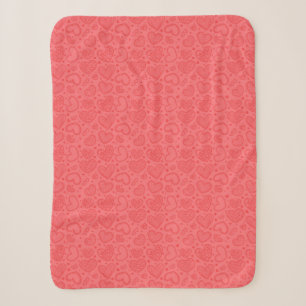 Rote Herzen Sherpa-Decke Sherpadecke