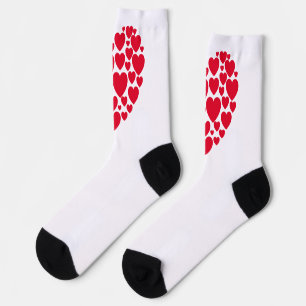 Rote Herzen, Socken