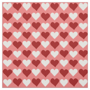 Rote Herzen Stoff Rote Liebe Valentinstag-Stoffe