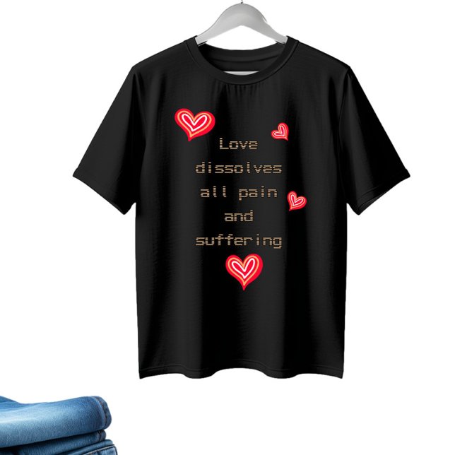 Rote Herzen T-Shirt (Von Creator hochgeladen)