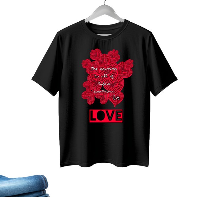 Rote Herzen T-Shirt (Von Creator hochgeladen)