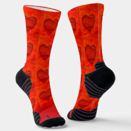 Rote Herzen Valentinsocken Socken