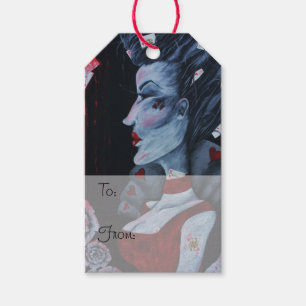 Rote Herzkönigin Alice Wunderland Rosen Goth Kunst Geschenkanhänger