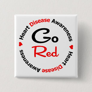 ROTE Herzkrankheit Button