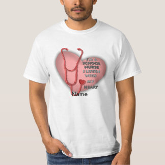 Rote Herzschule T-Shirt
