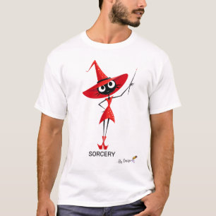 Rote Hexenkatze   ZAUBEREI - Nach Design   Elegant T-Shirt