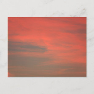 Rote Himmelspostkarte Postkarte
