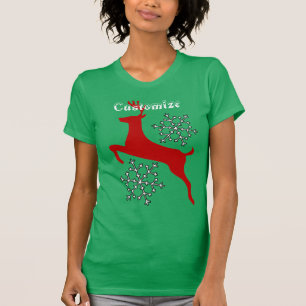Rote Hirschschschneeflocken, Thunder_Cove T-Shirt