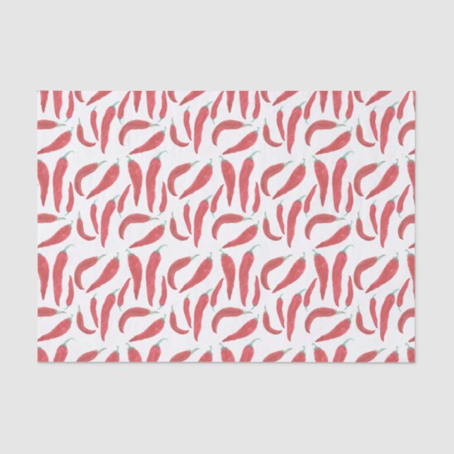 Rote Hitzefrost Seidenpapier (Vorderseite)