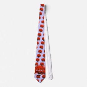 Rote Hochzeits-T-Shirts mit Baum-Motiv, Geschenke, Krawatte