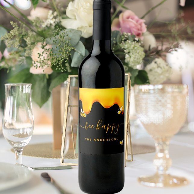 Rote Hummeln-Hummeln-Honig-Monogramm (Von Creator hochgeladen)