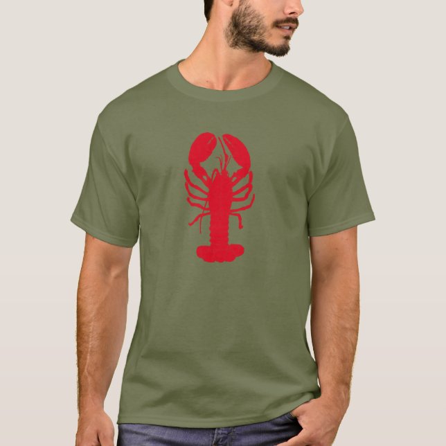 Rote Hummer-Geschichten T-Shirt (Vorderseite)