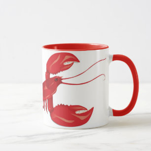 Rote Hummer-Tasse Tasse