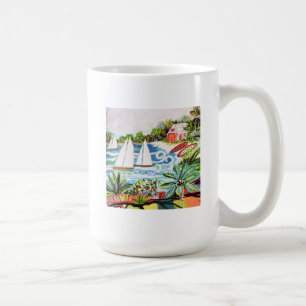 Rote Hütte von Bay II Kaffeetasse