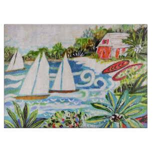 Rote Hütte von Bay II Schneidebrett