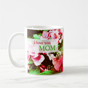 Rote Hydrangea-Blume für Mutter-Tag Kaffeetasse