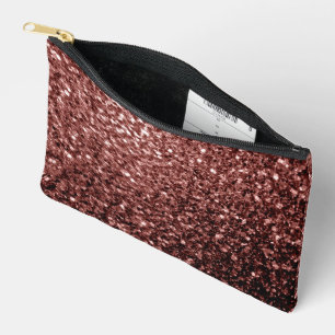 Rote Imitate Glitzer Glitzern Zubehörtasche