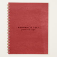 Rote Imitate Leder Vintage Aussehen sehr Binder Ed