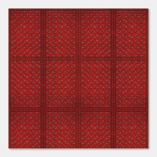 rote Jacquardmuster - orientalisches Teppichbild Tapete