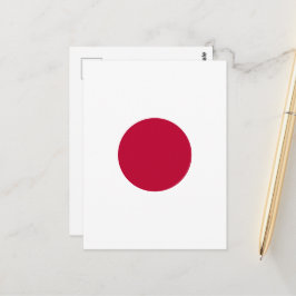 Rote Japan-Sonne Postkarte