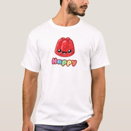 Rote Jelly Happy Text - Happy Jump T-Shirt